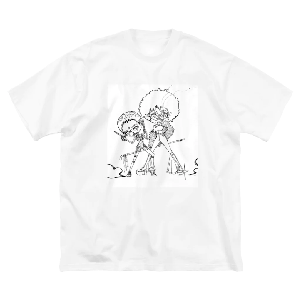 うと 鱗のDOLCHERRY's ビッグシルエットTシャツ