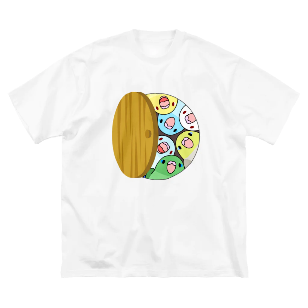 まめるりはことりの三密です！むちむちマメルリハさん【まめるりはことり】 Big T-Shirt