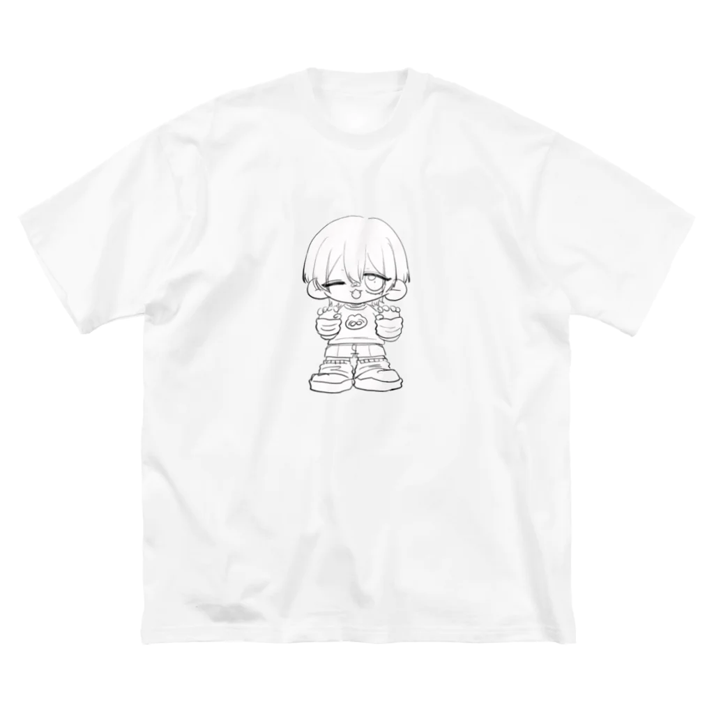 纈珠✝︎のがオ〜〜〜〜‼️‼️ ビッグシルエットTシャツ