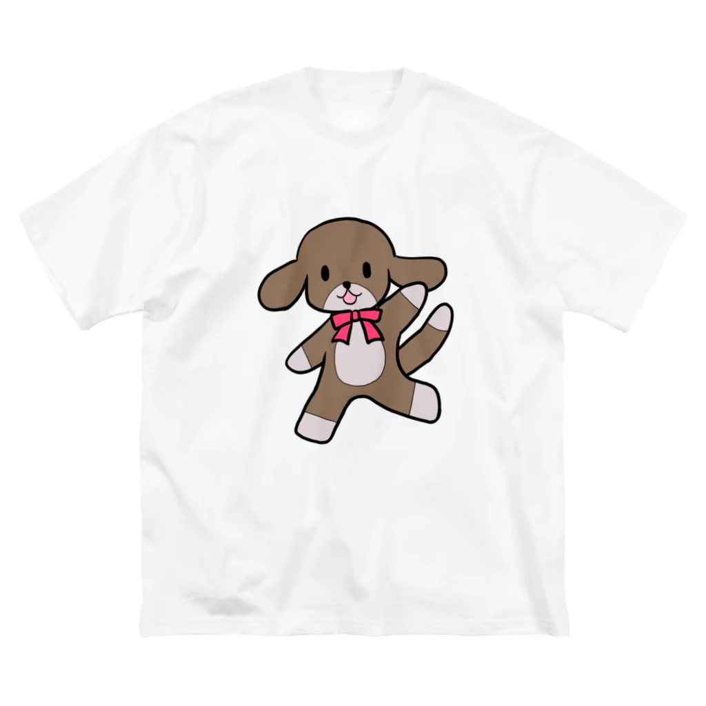 桃星雲 〜小桜みみなのお店〜の踊る犬 ビッグシルエットTシャツ