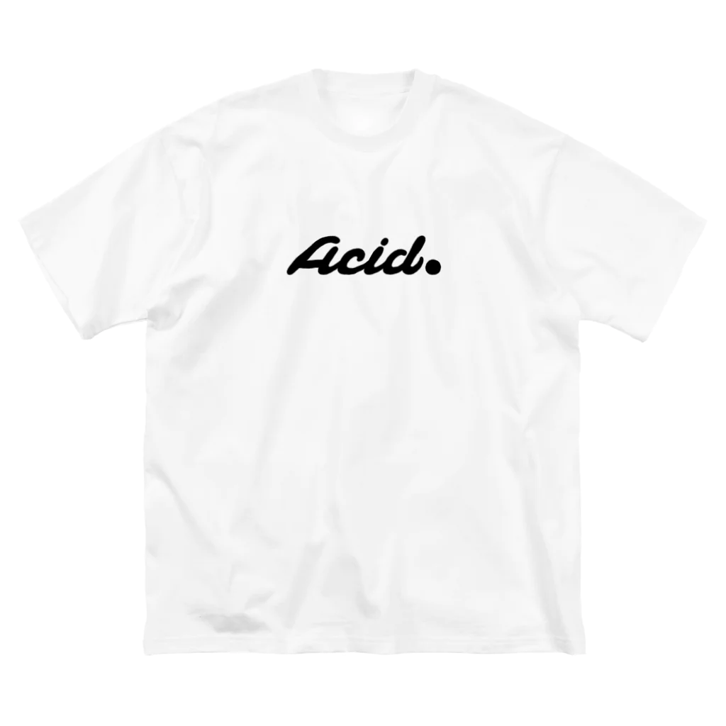 森の部屋のAcid ☺ Black ビッグシルエットTシャツ