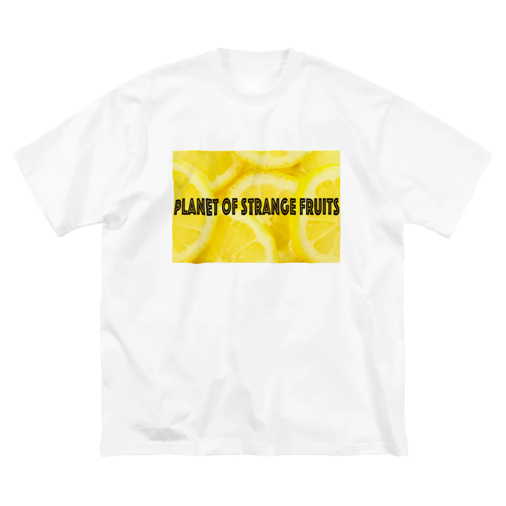 Bye-bye OrdinaryのPlanet of strange fruits lemon2 ビッグシルエットTシャツ