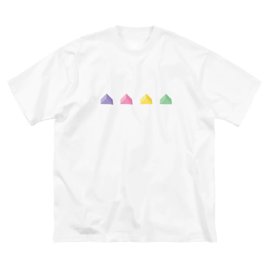 ocomeyarouの▲△▲△ ビッグシルエットTシャツ