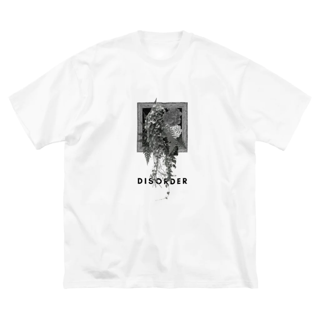 ANOTHER GLASSのDISORDER(mono) ビッグシルエットTシャツ