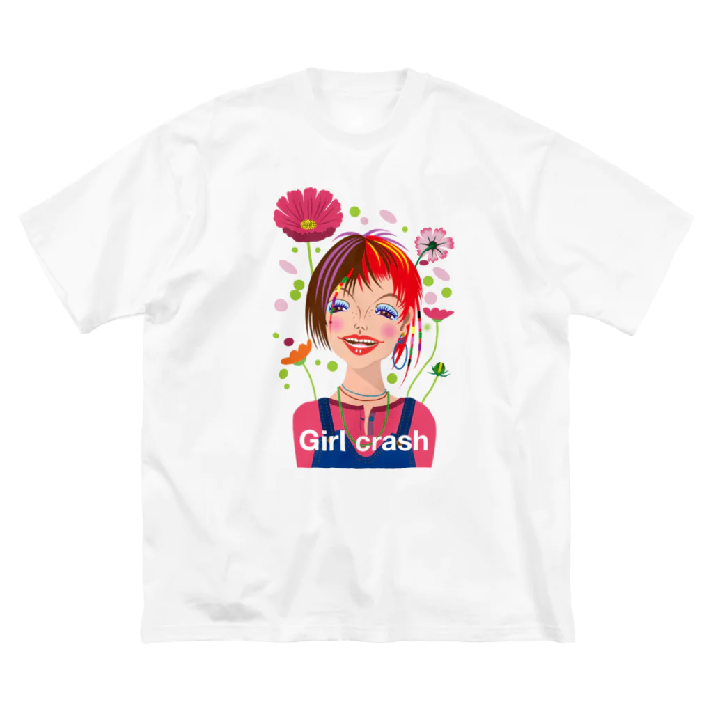 art_charachikiのガールクラッシュ ビッグシルエットTシャツ