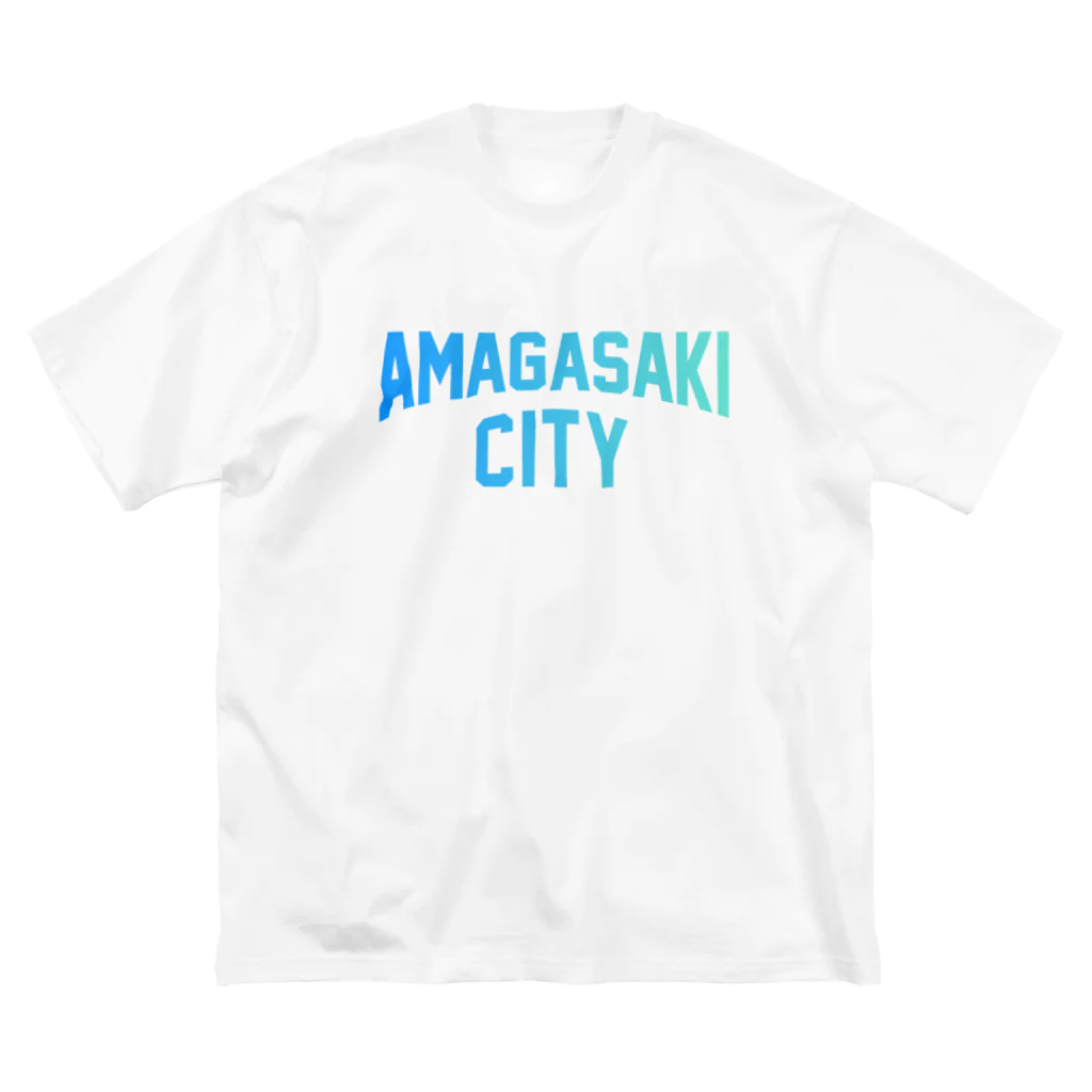 JIMOTO Wear Local Japanの尼崎市 AMAGASAKI CITY ビッグシルエットTシャツ