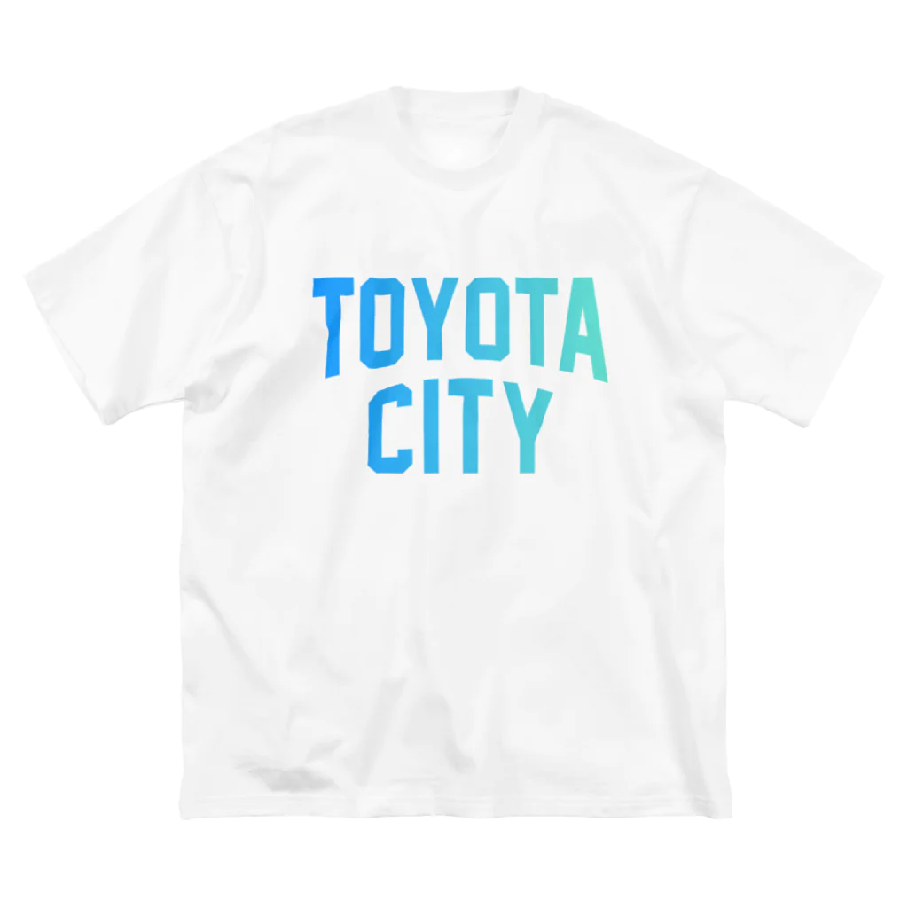 JIMOTOE Wear Local Japanの豊田市 TOYOTA CITY ビッグシルエットTシャツ