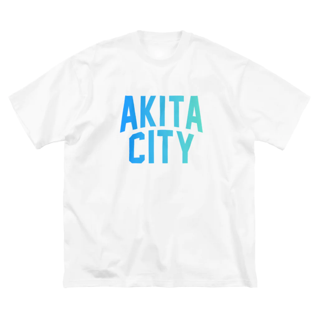 JIMOTOE Wear Local Japanの秋田市 AKITA CITY Big T-Shirt