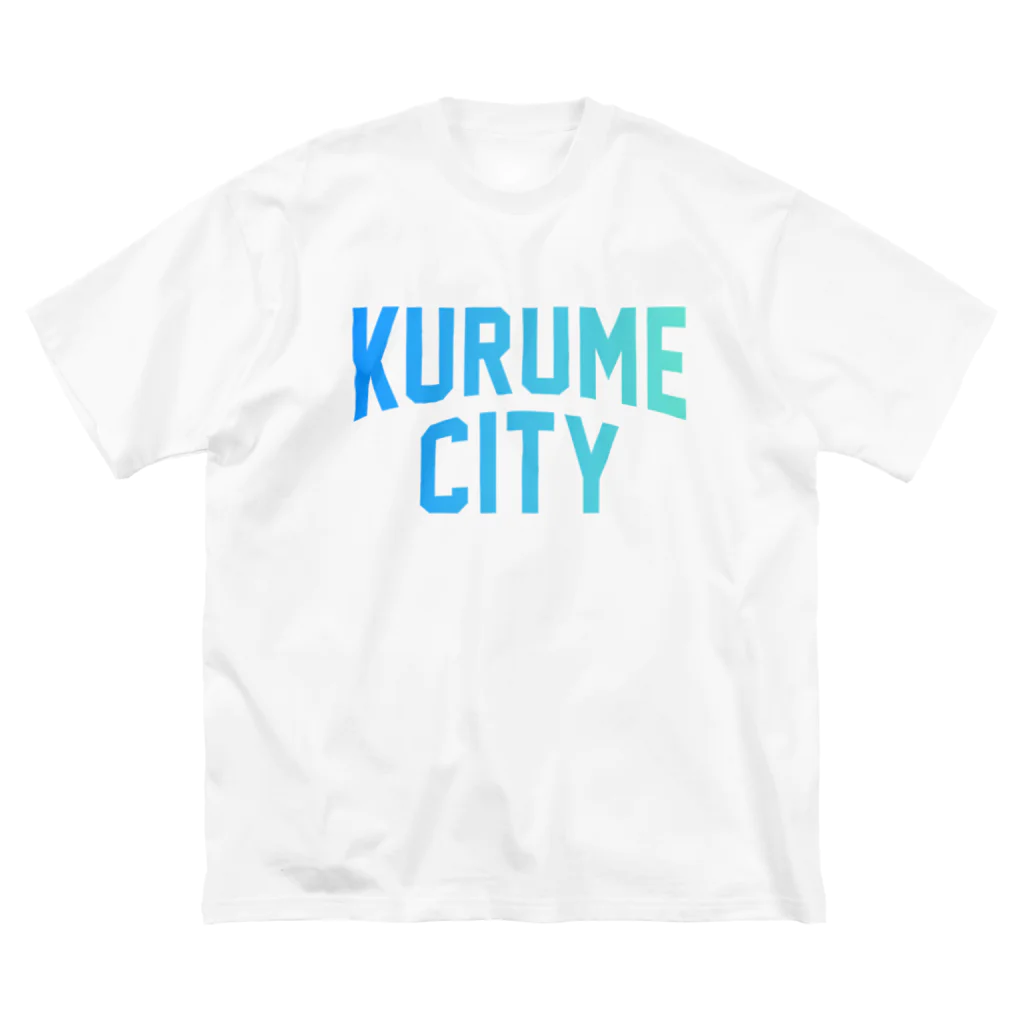 JIMOTO Wear Local Japanの久留米市 KURUME CITY ビッグシルエットTシャツ