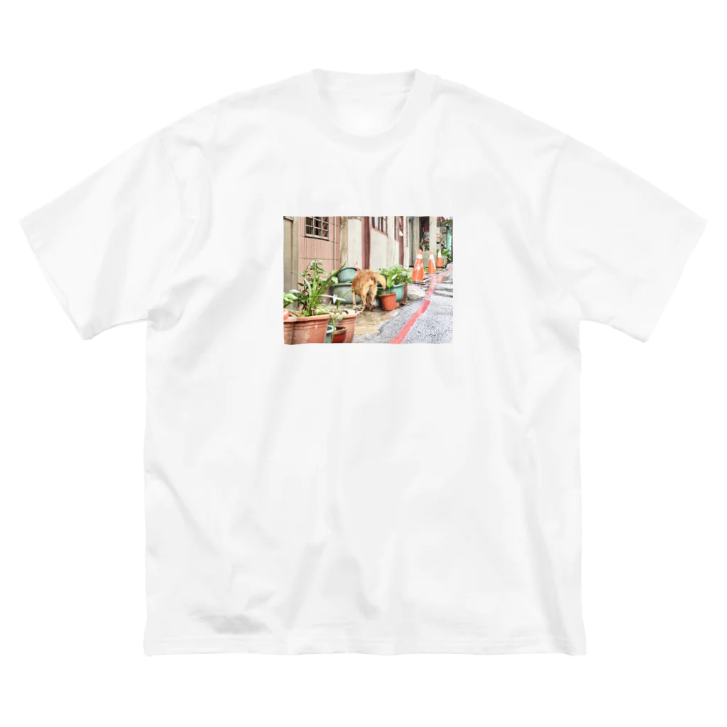 さとまゆの九份わんちゃん ビッグシルエットTシャツ