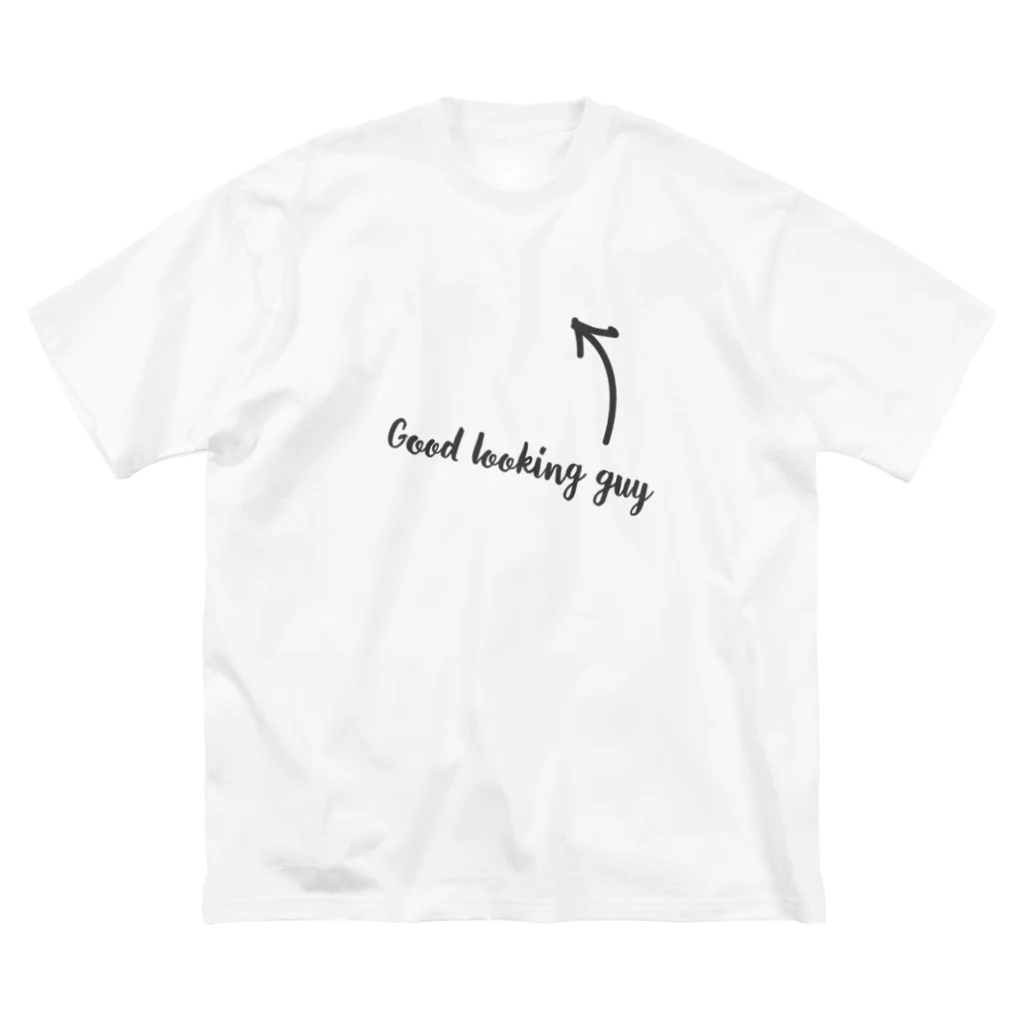 まるこやさんのGood looking guy  イケメン Big T-Shirt