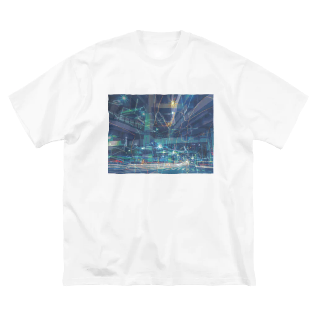 私が見た景色、作ったものの光跡 Big T-Shirt