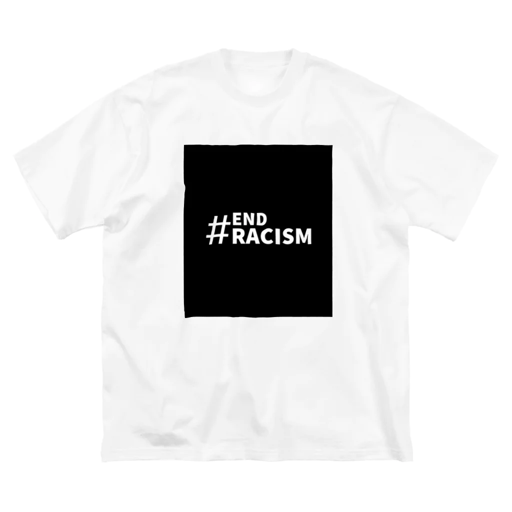 deramove stand alone ideasの#END RACISM 人種差別の無い世界へ ビッグシルエットTシャツ