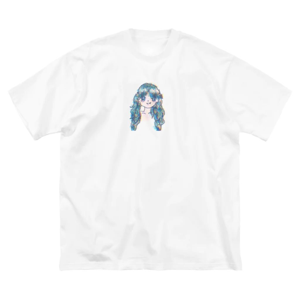 ナマケモノのきらきらしてたい ビッグシルエットTシャツ