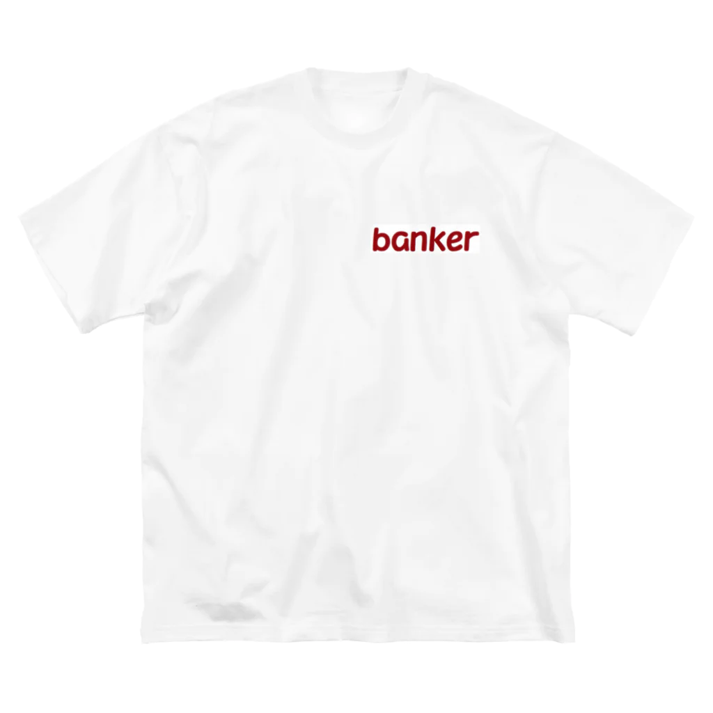 アメリカンベース のバンカー　銀行員 ビッグシルエットTシャツ