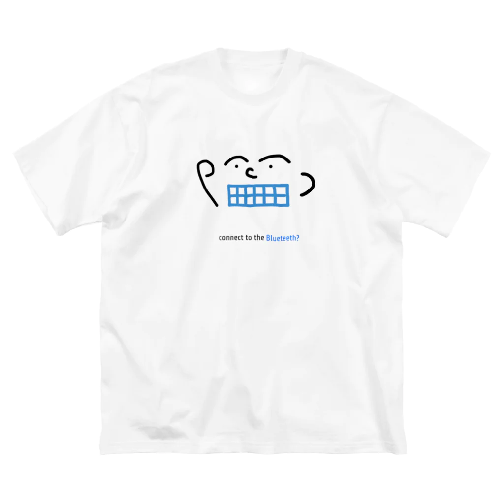 PaP➡︎Poco.a.PocoのBluetoothに接続しますか？あっ、Blueteethでした^ ^ ビッグシルエットTシャツ