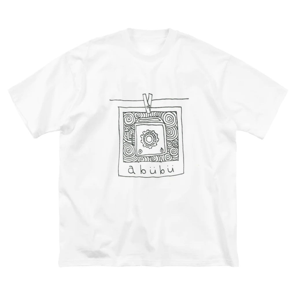 MountainBooks&Recordsのphoto film studio abubu ビッグシルエットTシャツ