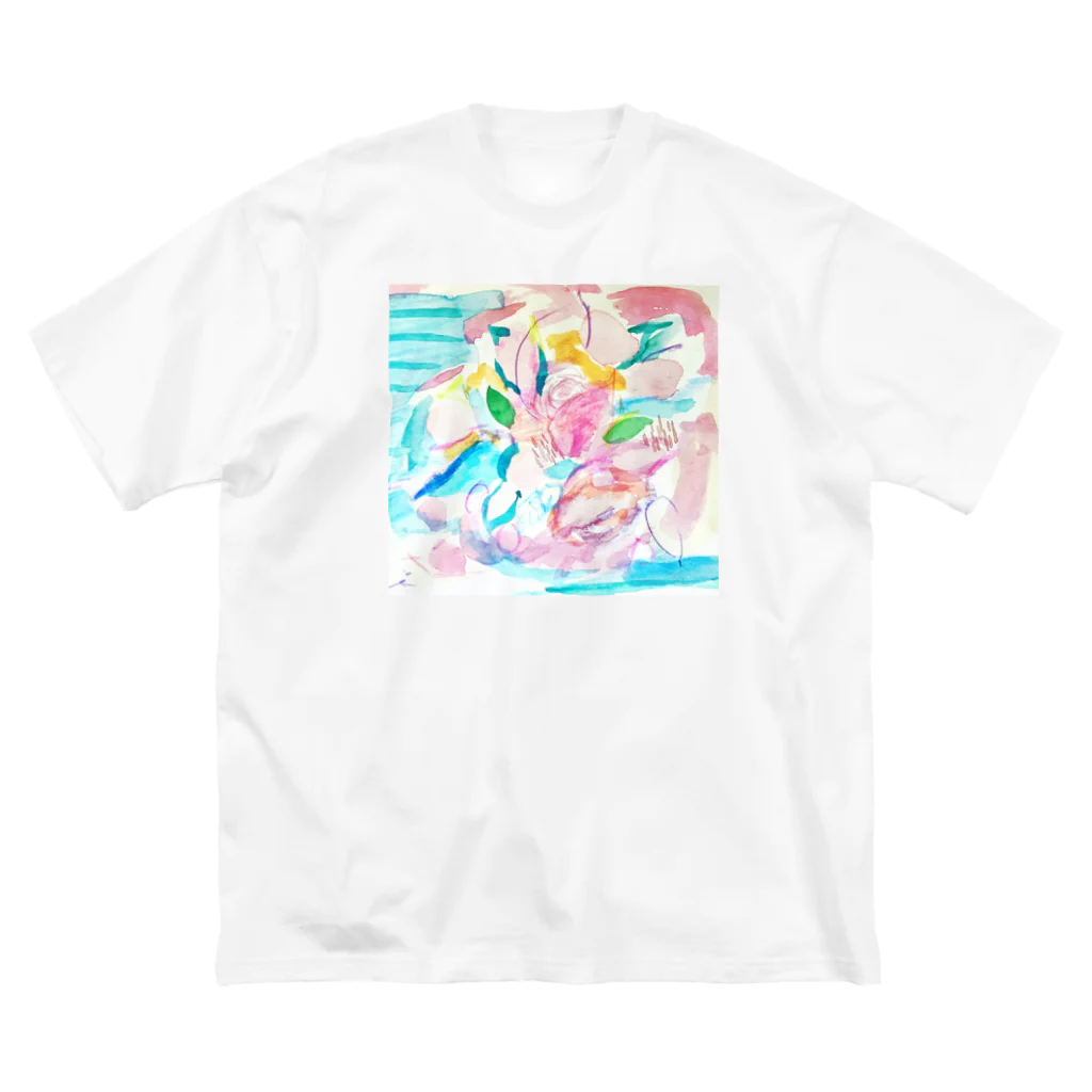 coaiの花のイロ ビッグシルエットTシャツ