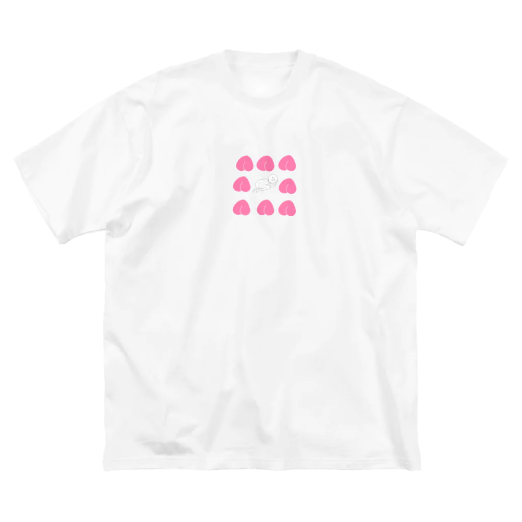 ﾄﾌﾞﾄﾘﾉﾋﾅの桃尻野郎(濃色用) Big T-Shirt