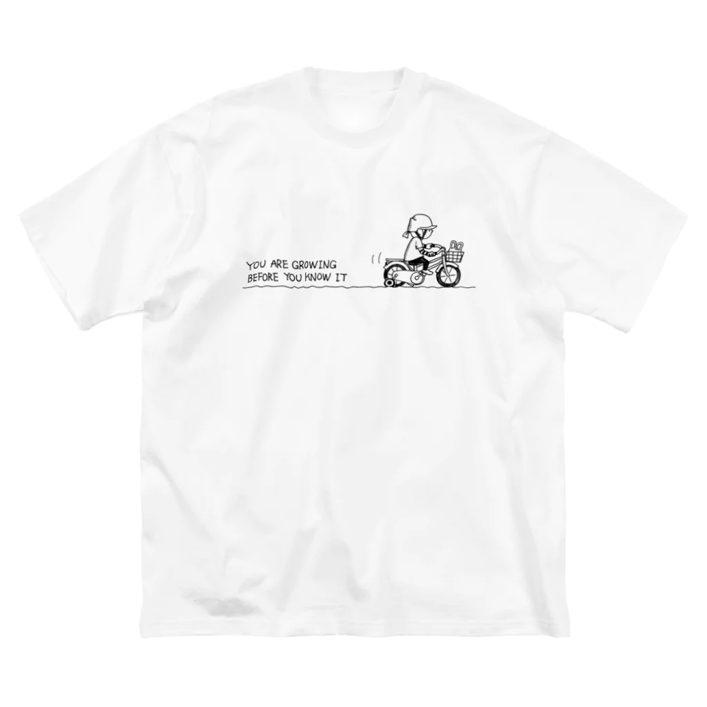 くらん堂の補助輪つき自転車 ビッグシルエットTシャツ