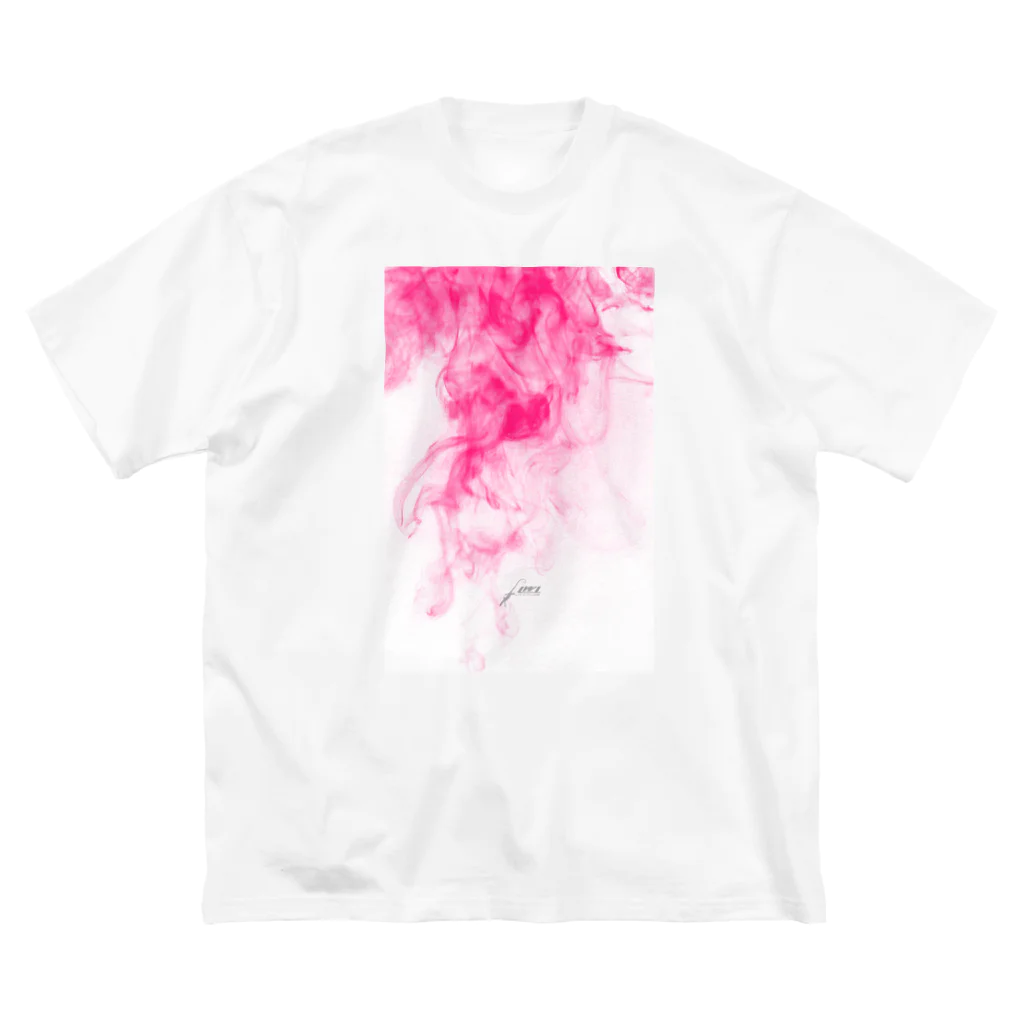 LWL+JHEIES+KICKBACKANDFRACTUREのSmokepink ビッグシルエットTシャツ