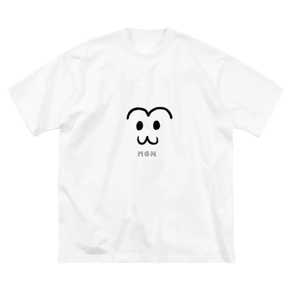 まゆげねこさんのMGN Big T-Shirt