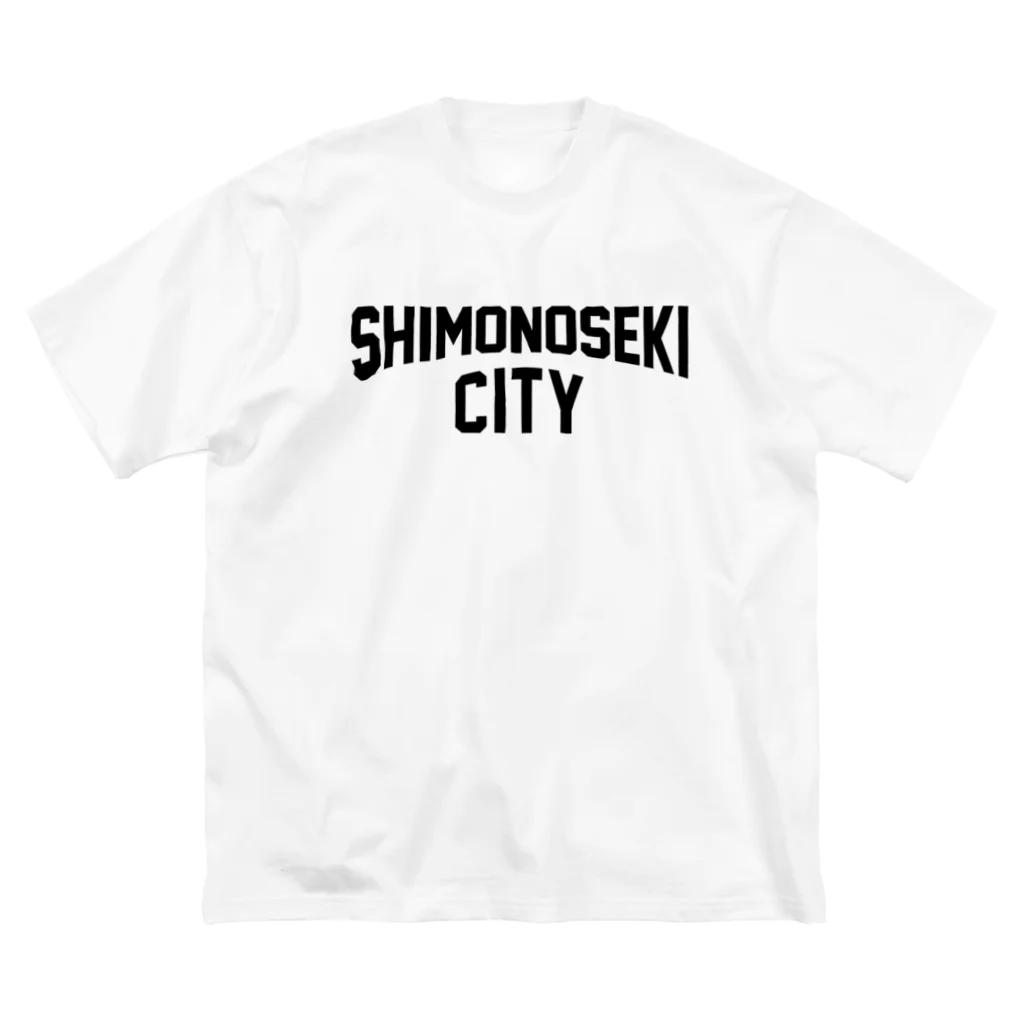 JIMOTO Wear Local Japanの下関市 SHIMONOSEKI CITY ビッグシルエットTシャツ