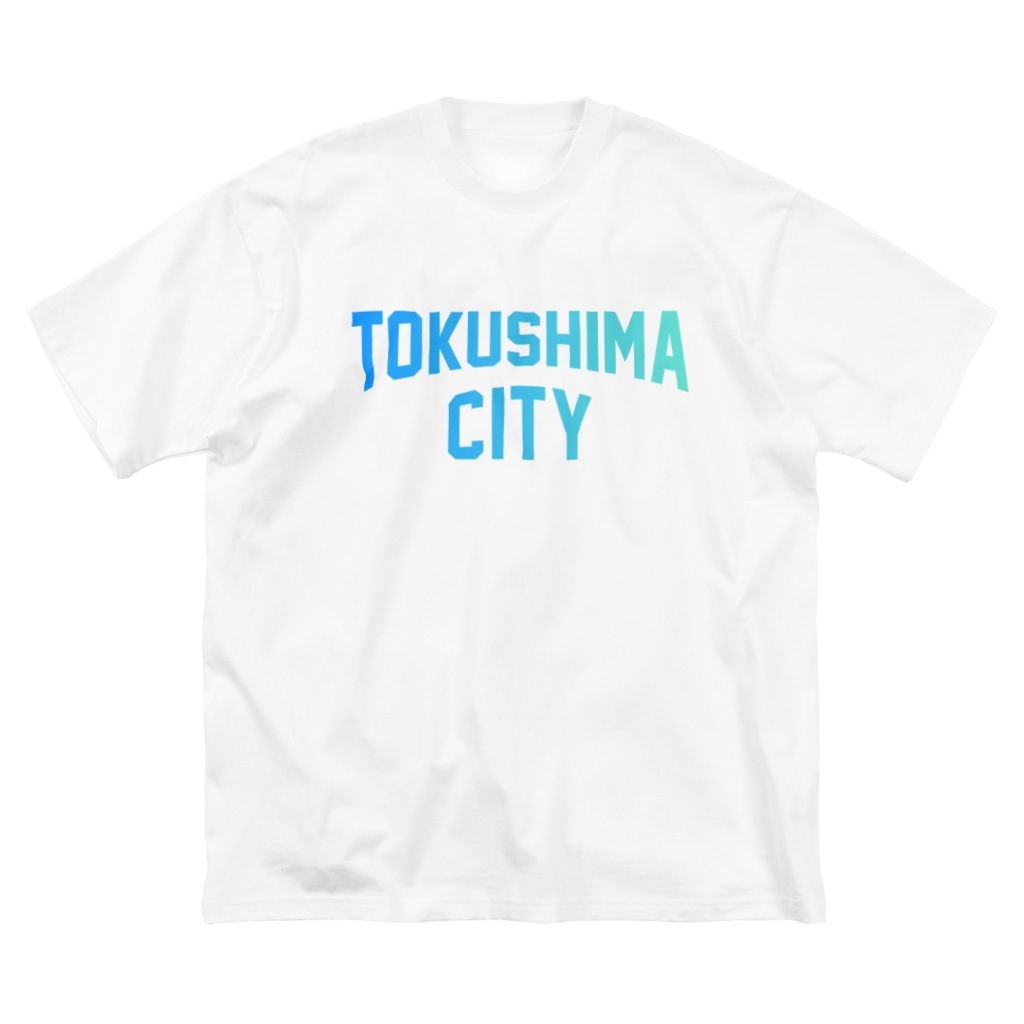 JIMOTO Wear Local Japanの徳島市 TOKUSHIMA CITY Big T-Shirt