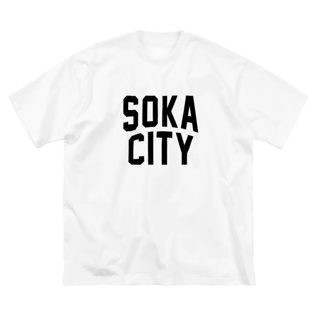 JIMOTOE Wear Local Japanの草加市 SOKA CITY ビッグシルエットTシャツ