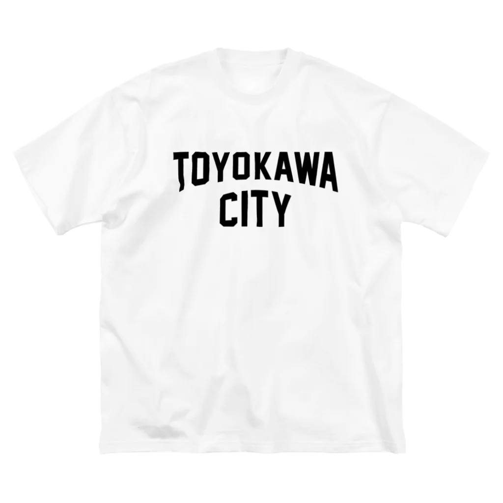 JIMOTOE Wear Local Japanの豊川市 TOYOKAWA CITY ビッグシルエットTシャツ