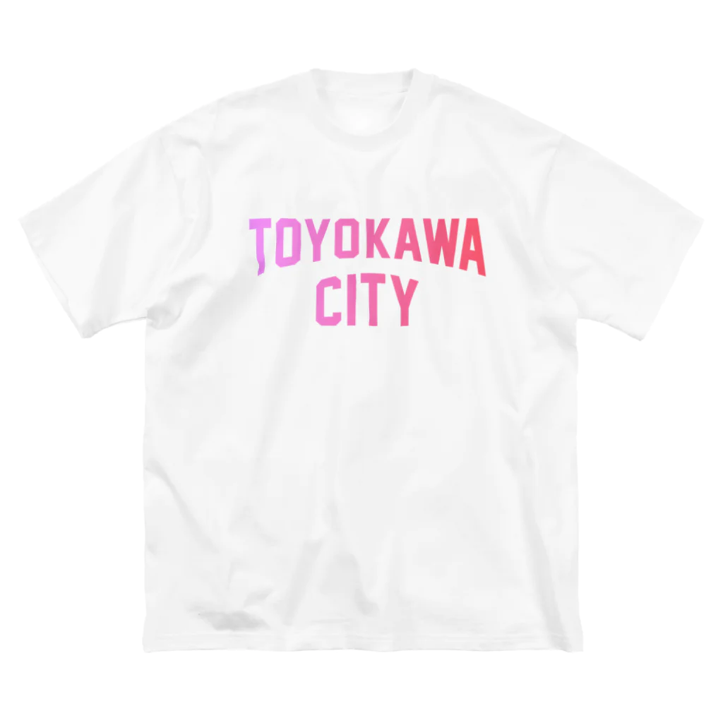 JIMOTOE Wear Local Japanの豊川市 TOYOKAWA CITY Big T-Shirt