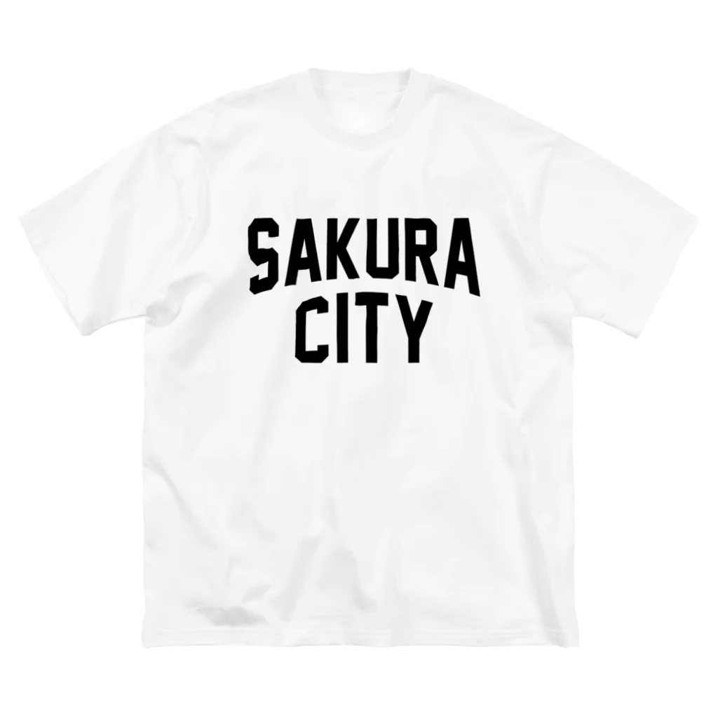 JIMOTO Wear Local Japanの佐倉市 SAKURA CITY ビッグシルエットTシャツ