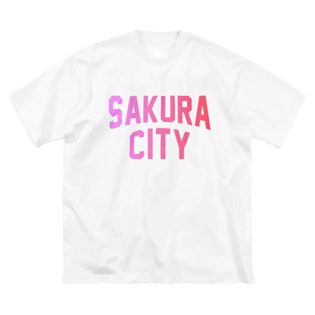 JIMOTO Wear Local Japanの佐倉市 SAKURA CITY ビッグシルエットTシャツ