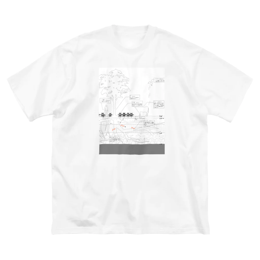 peee-natsuの性環境-t ビッグシルエットTシャツ