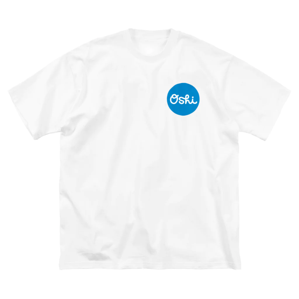Oshiの•Oshi•  Blue 7 ビッグシルエットTシャツ