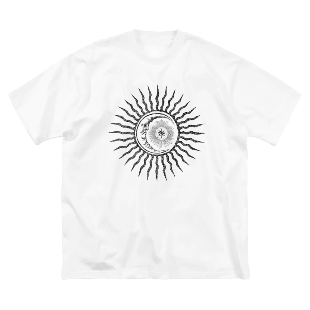 makkura.のmoon in sun. ビッグシルエットTシャツ