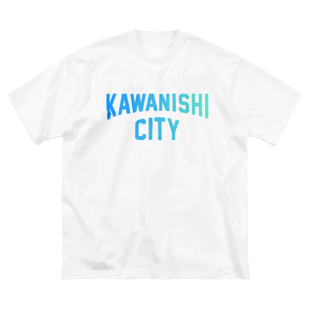 JIMOTO Wear Local Japanの川西市 KAWANISHI CITY Big T-Shirt