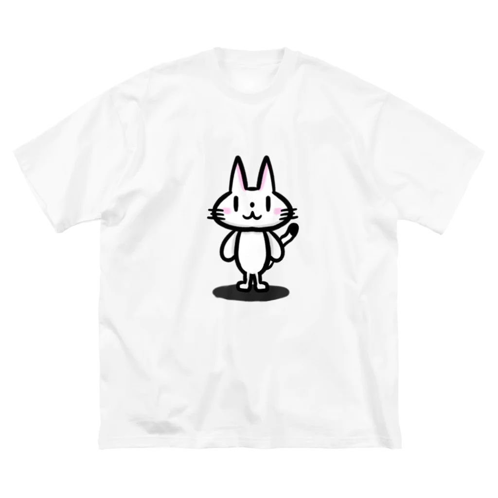 ここなつ55のゆるねこシンプル ビッグシルエットTシャツ