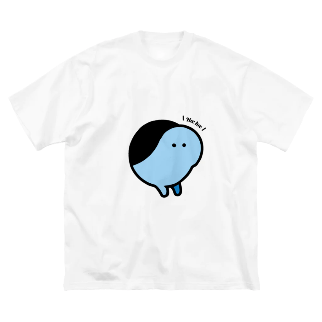 mirawoの青いなにか Big T-Shirt