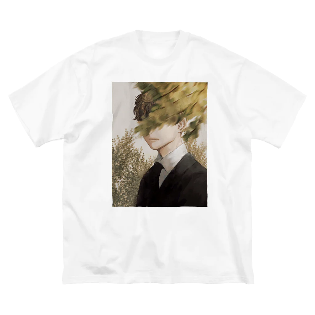 Ney-cognacbearのLive in someone’s memory  ビッグシルエットTシャツ