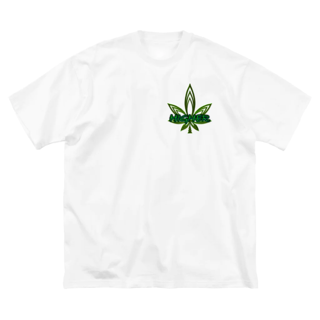 HIGHERのHIGHER original  ビッグシルエットTシャツ