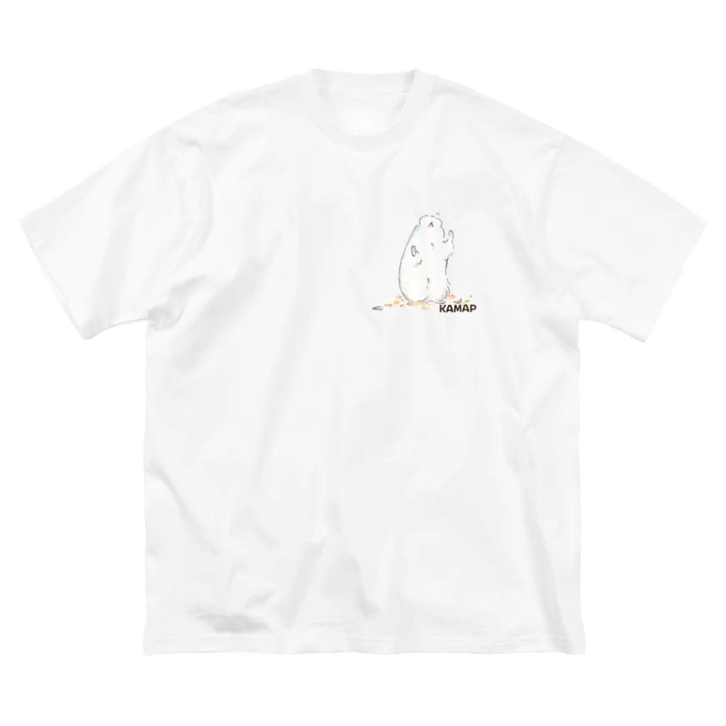 KAMAP ＆ Ricaの【KAMAP】すんすんジャンガリアン ビッグシルエットTシャツ