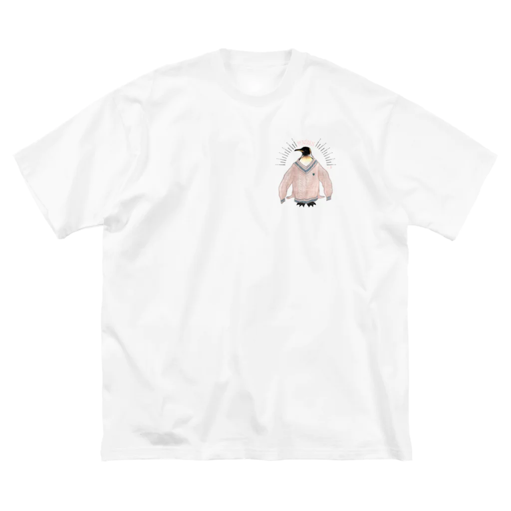 madein8☞shopのsweater-penguin Big T-Shirt