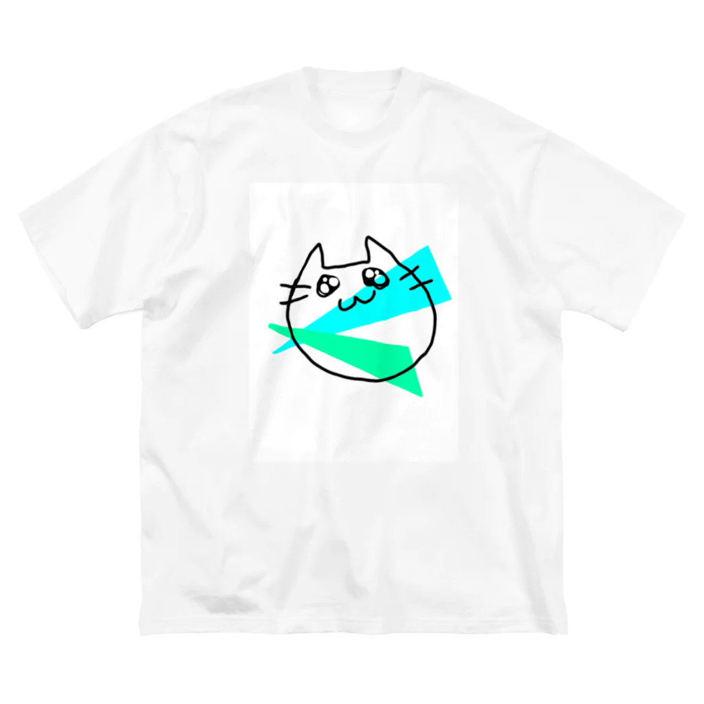 eMu*りおのらくがきねこ ビッグシルエットTシャツ