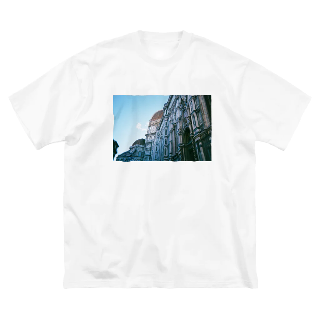 えだ豆🌱のイタリアの風景 ビッグシルエットTシャツ