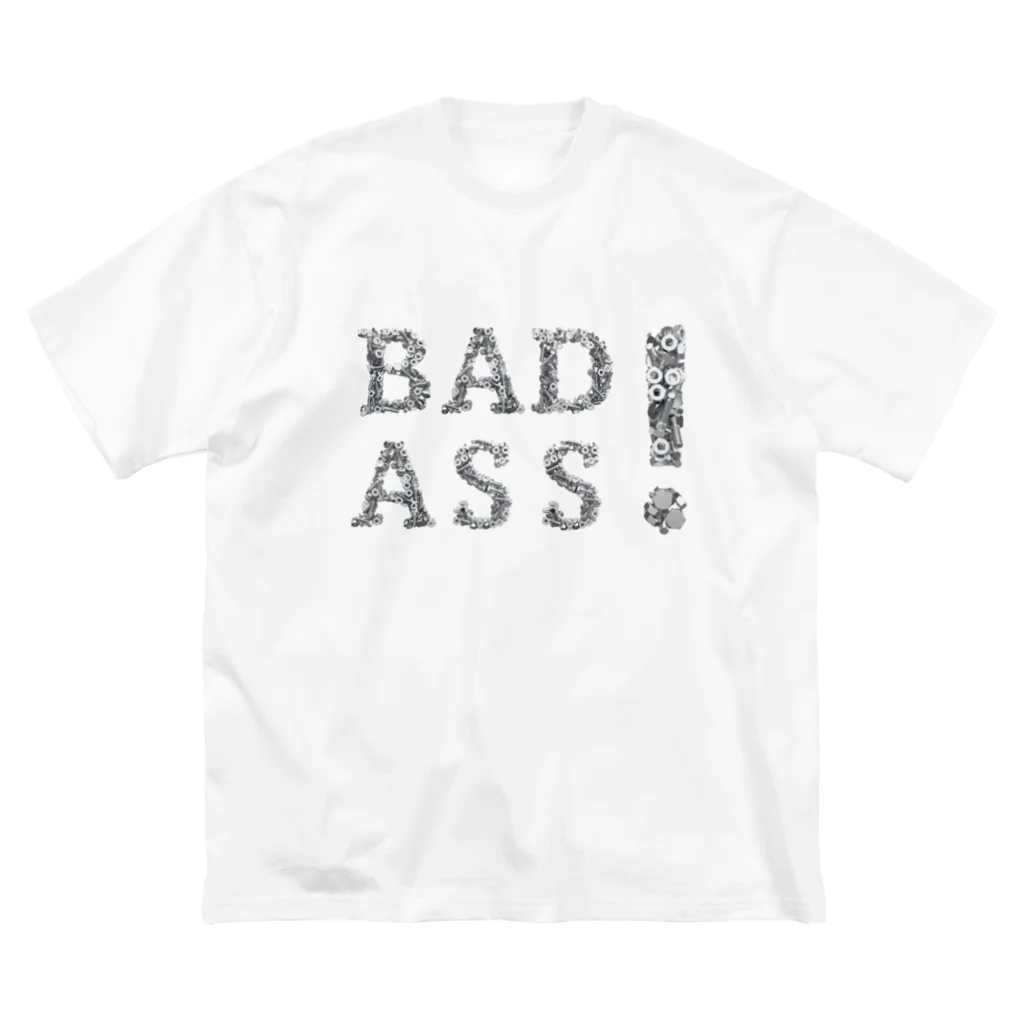 SANKAKU DESIGN STOREのからくりナットでBAD ASS! ビッグシルエットTシャツ