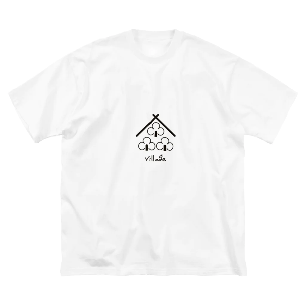 みむら屋の3village ビッグシルエットTシャツ