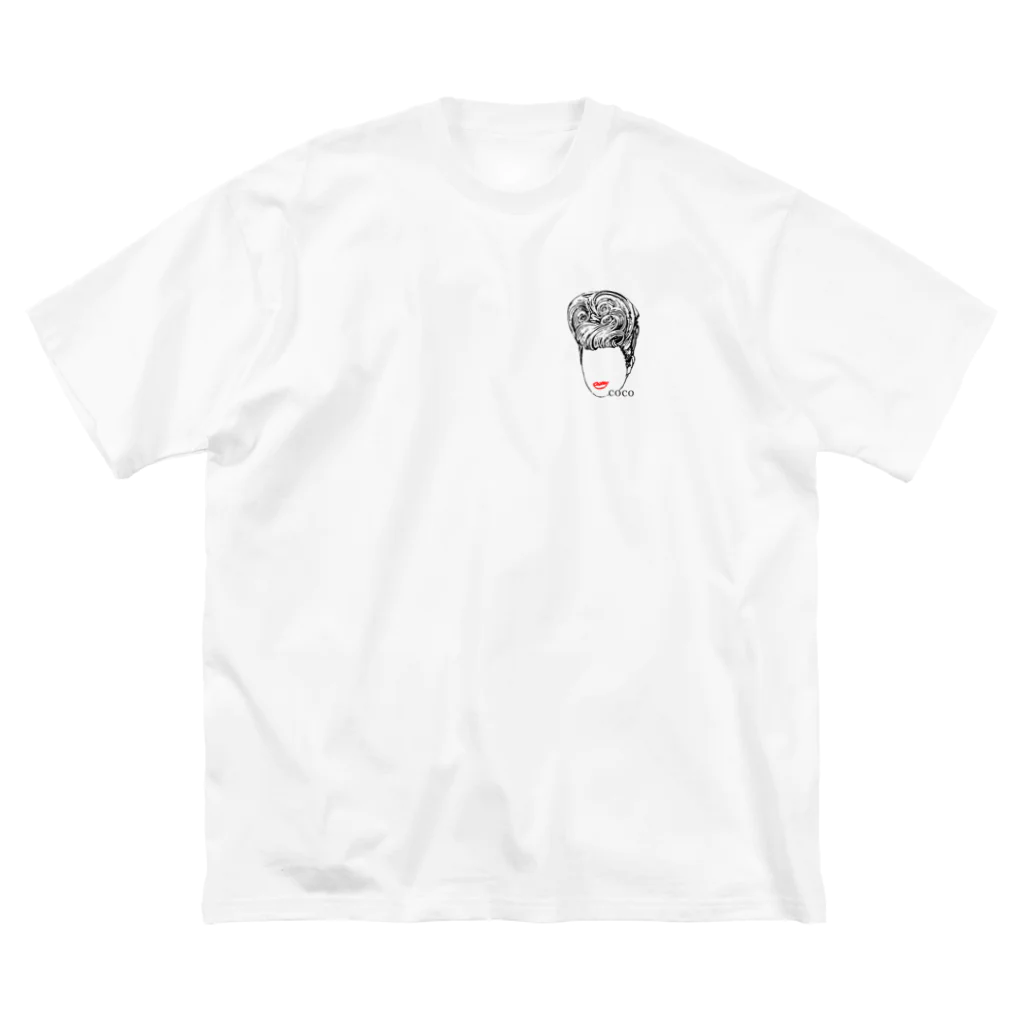 マダムココ×イルローザのcoco ビッグシルエットTシャツ