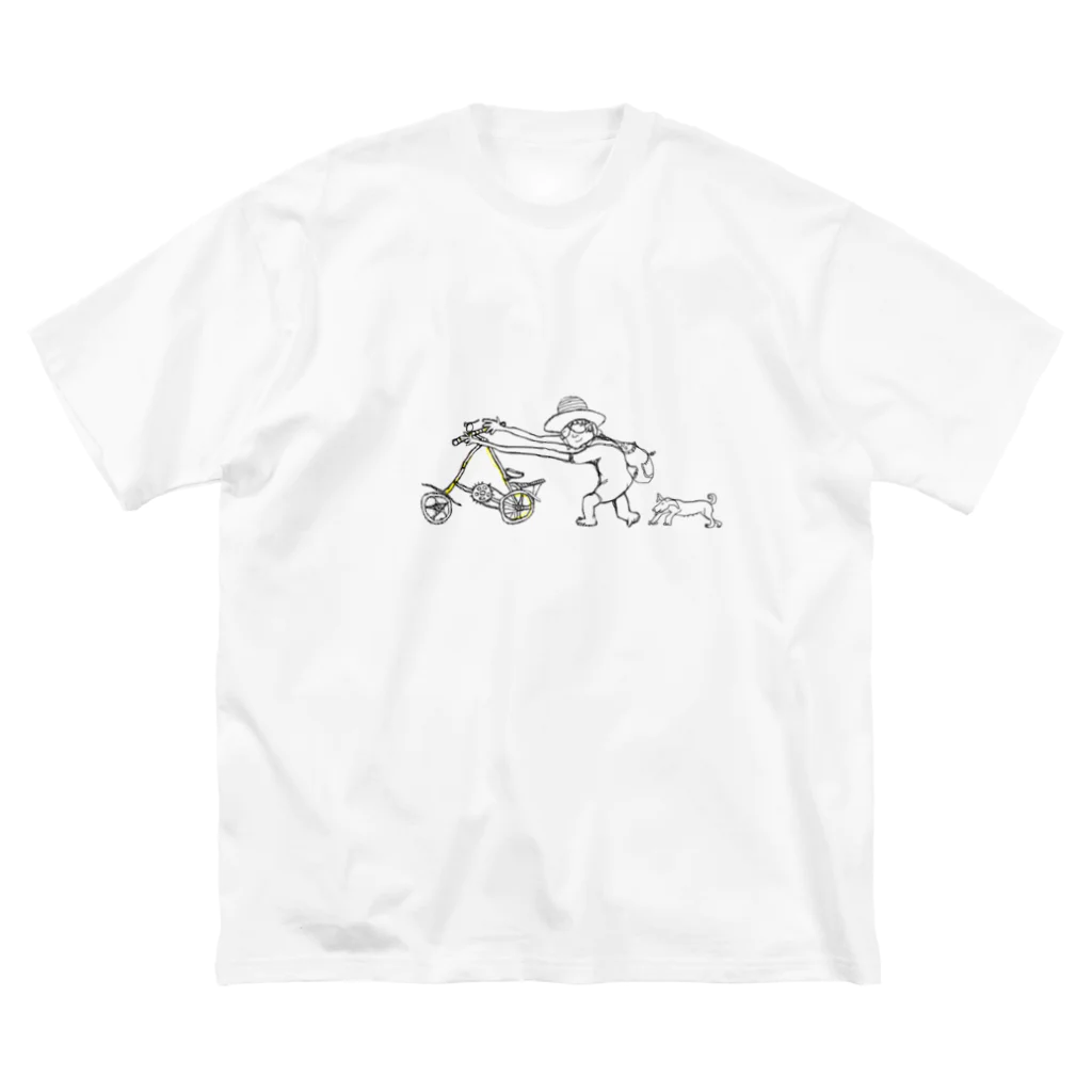 KariyushiYoronのyunaちゃんと犬 Big T-Shirt