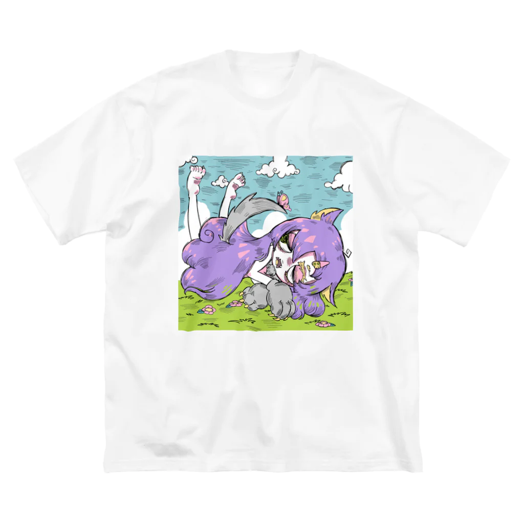 かじきの狼ちゃん ビッグシルエットTシャツ